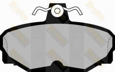 BRAKE ENGINEERING pa450 -  Комплект тормозных колодок, дисковый тормоз
